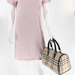 🌸Burberry Nova Check Bowling Bag